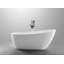 Baignoire autoportante en acrylique 67 po x 32 po Cora-83665413