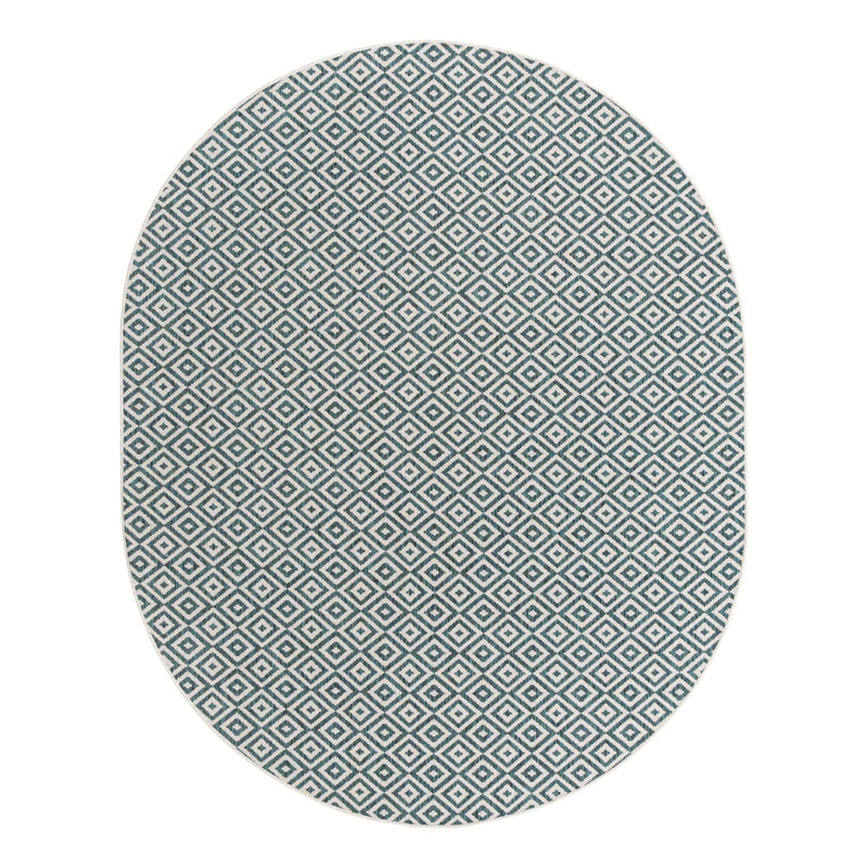 Rufina Costa Rica Indoor/Outdoor Rug, Oval 7'10" x 10'