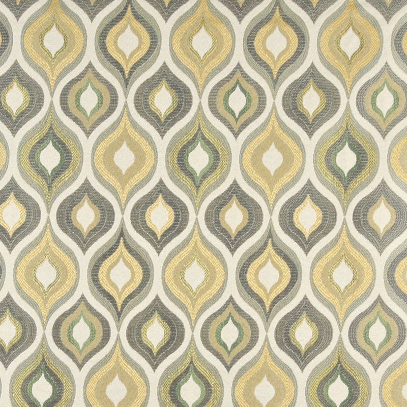 Tissu jacquard, Vert