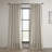 Britt 100% Euro Chic Linen Curtains - Single Panel Drape-595107056-595107069