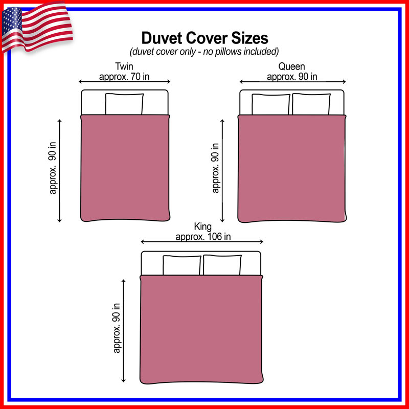 Solid Pink Background Duvet Covers, Queen
