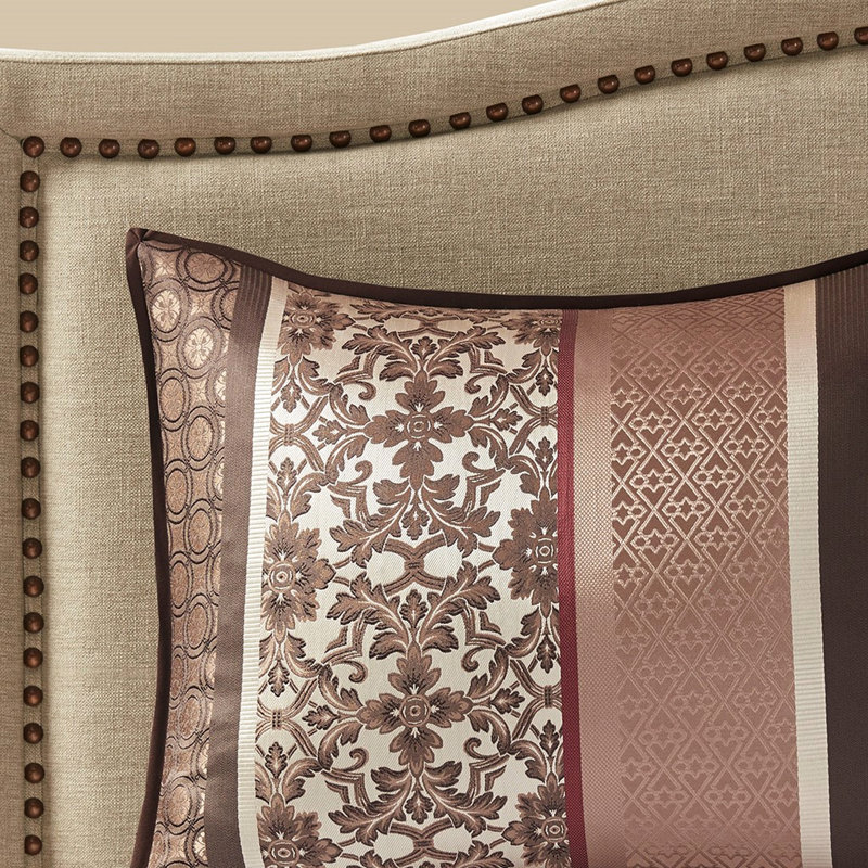 Red King Comforter 7 Piece - Design And Comfort 7 Soft Filling, Red, King Comforter + 6 Additional Pieces
