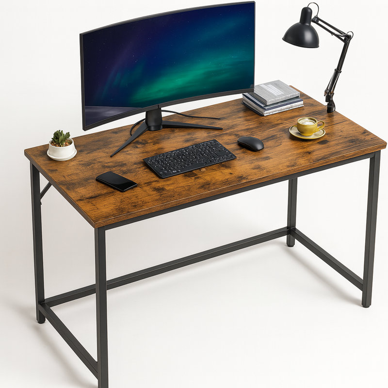 Computer Desk, Rustic Brown