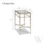 Madeleine Glass End Table-17789025
