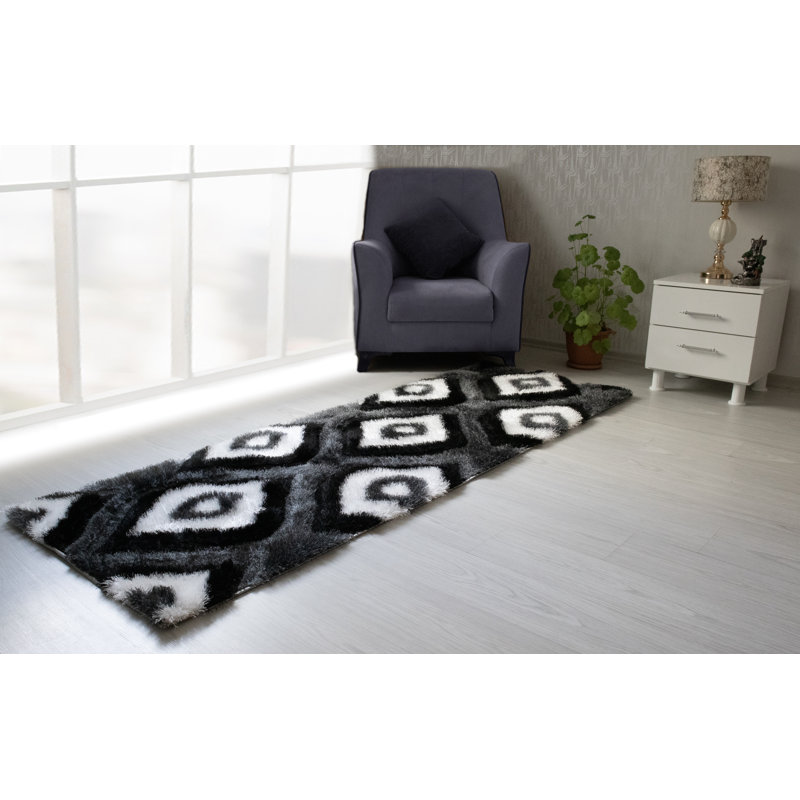 Demeitric Abstract Indoor Rug, Runner 2' x 7'