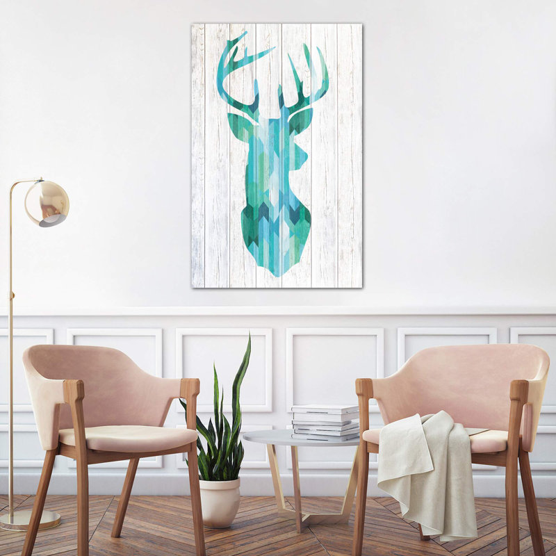 Blue Buck - Wrapped Canvas Print, 66.04 cm H x 45.72 cm W x 1.91 cm D
