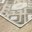 Tapis brun / beige en polypropylène tissé à la machine Thurma-1261868263
