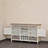 Islamorada - Sideboard with Wine Rack - Dapple Grey and Blanc Finish