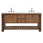 Bromley 72" Double Bathroom Vanity Set