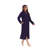 Plush Mid-Calf Bathrobe with Pockets-1946922606-1946922607