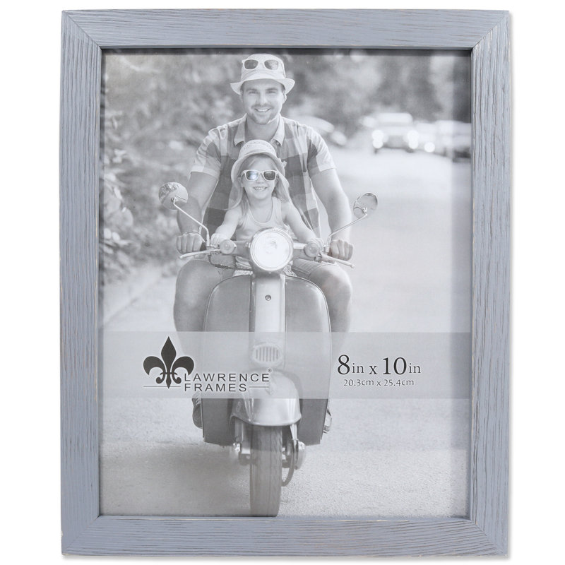 Cadre photo en bois Montevallo, 8 po x 10 po, Gris patiné