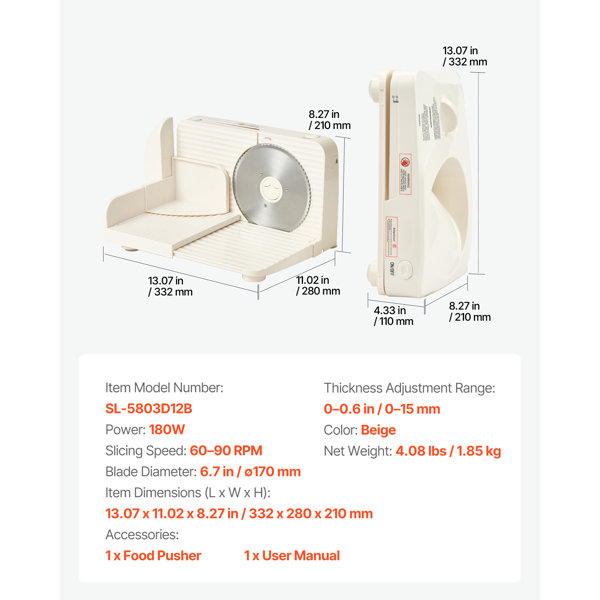 Dimensions du produit