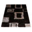 Tapis à poils longs en polyester touffeté à la main Aluino - 6 pi x 9 pi, rectangulaire, de couleur beige brun, motif géométrique moderne, tapis antidérapants épais faits à la main pour salon, chambre à coucher-2057150671