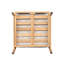 Ensemble de conversation pour patio en bois d'acacia
