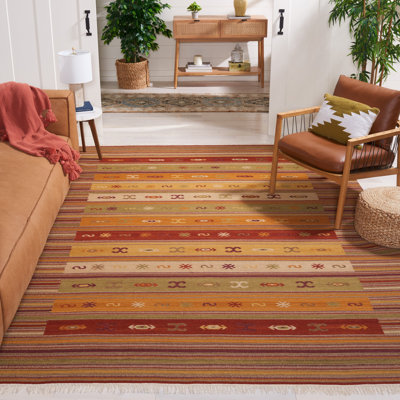 Bennett Hand Woven Wool Southwestern Rug