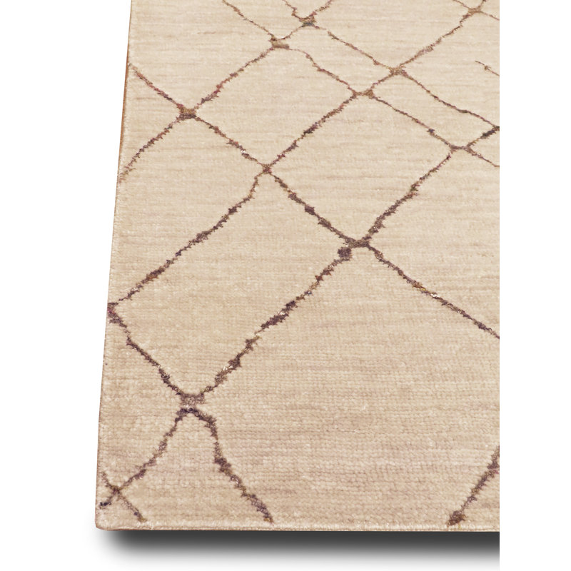 Seville Hand Knotted Area Rug, Rectangle 6' x 9'