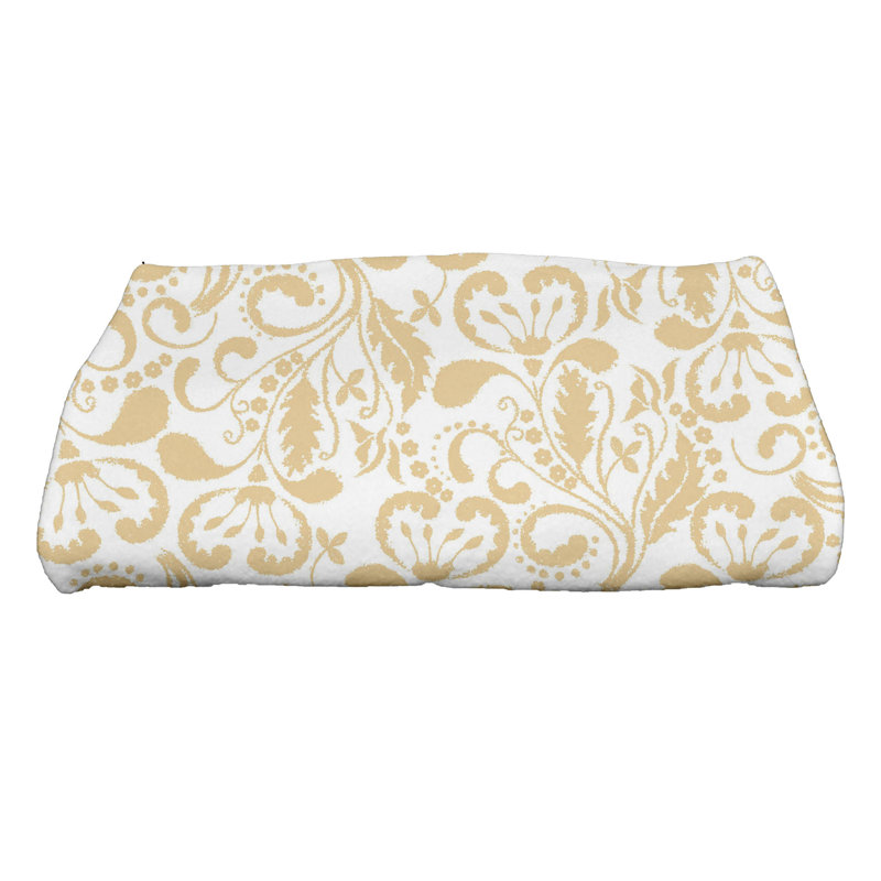 Serviette de bain en microfibre Rushton, Jaune
