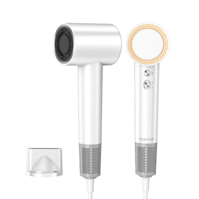 Home/Travel Hair Drying High-Speed Hair Dryer – 6x Faster 1-5min Dry, Quiet Lightweight, 1.5B Plasma, 3 Heat/Cool Settings, Magnetic Nozzle/Diffuser