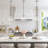 Levona 1-Light Single Kitchen Island Cone Clear Glass Pendant Light, Chrome-602684465