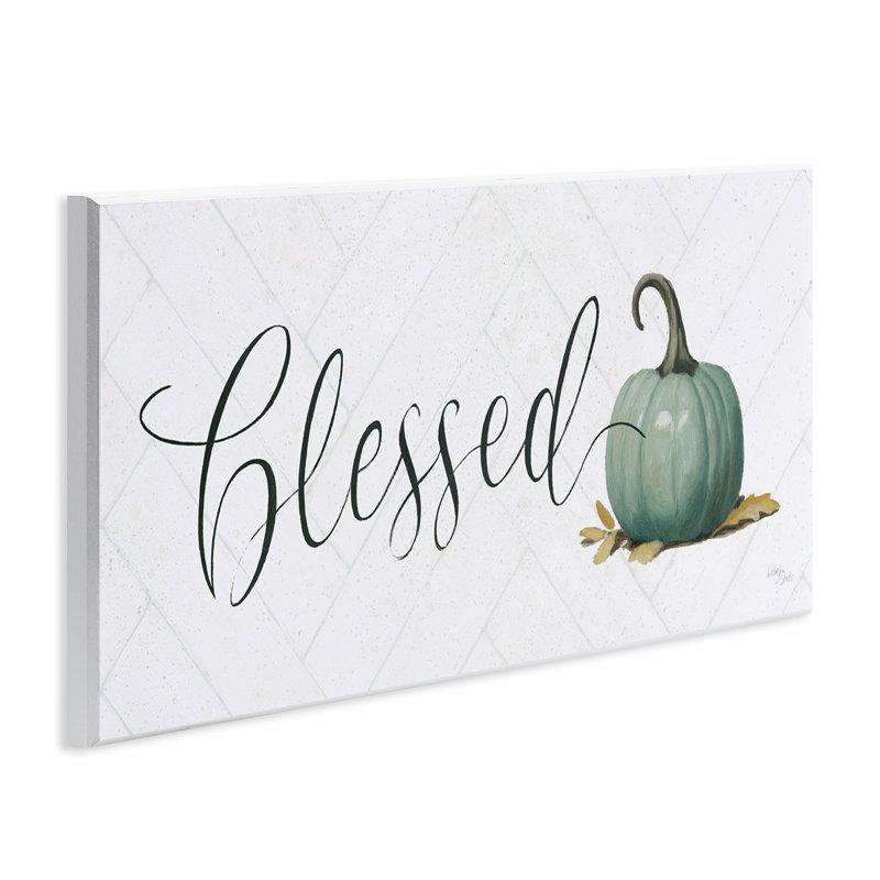 «Blessed with Pumpkin», art mural sur toile par Wellington Studio