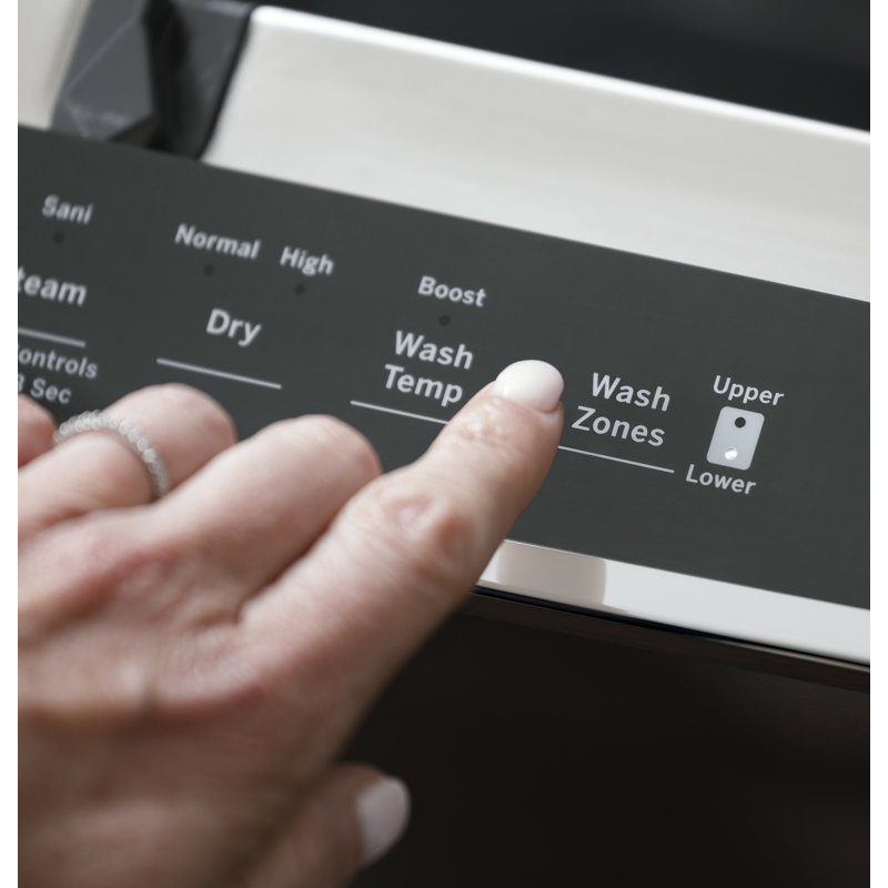 24" 48 dBA Built-In Fully Integrated Dishwasher with Sanitize Cycle and Dry Boost, Black Slate