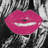 Pink glossy lips - 18"x18" Throw pillow - Poly twill - Print on demand-103000206-103000204-103000205