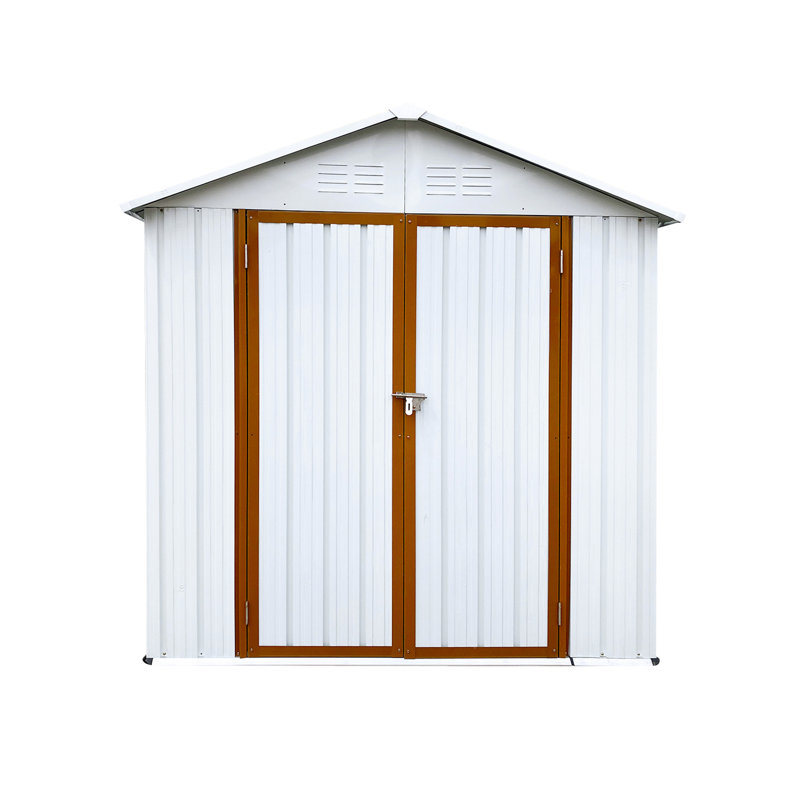 7 ft. 0.5 in. W x 4 ft. 2 in. D Steel Storage Shed