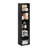 Furinno Pasir 2-Tier Open Shelf Bookcase, Blackwood-1134752020-1135729354