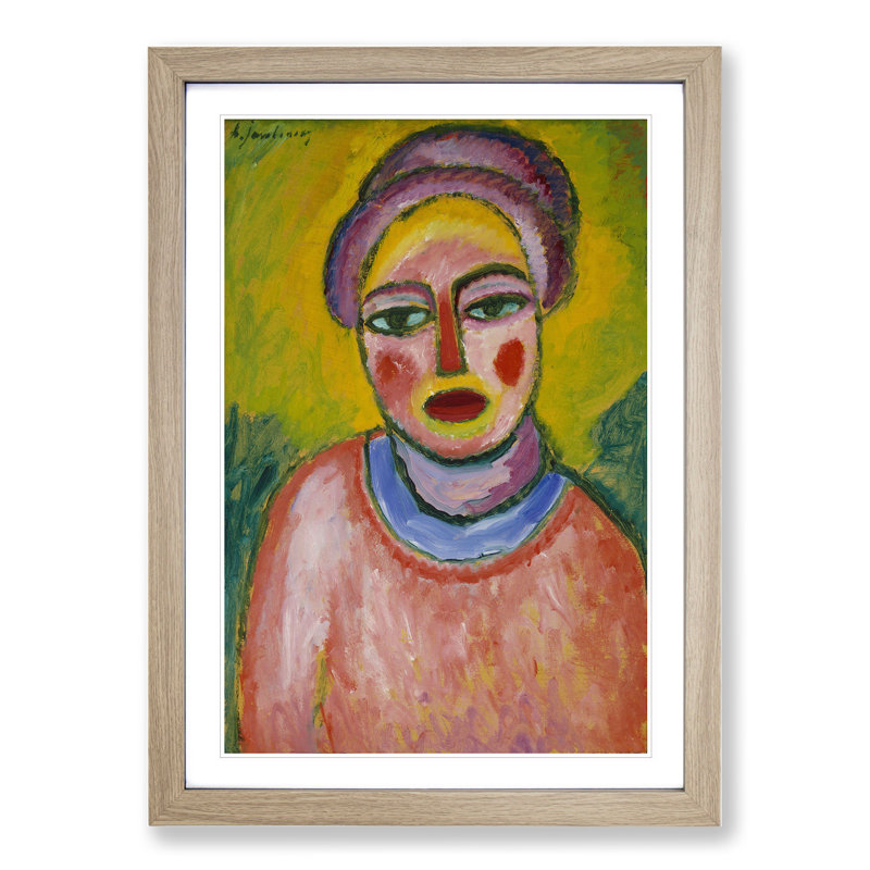 Spring by Alexej Von Jawlensky - Picture Frame Painting, 36cm H x 27cm W x 2cm D, Oak