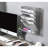 Wall File Organizer Mesh 5 Tier Wall File Holder Desktop Vertical Hanging File Folder Organizer With Bottom Flat Tray Sides Closed,Silver