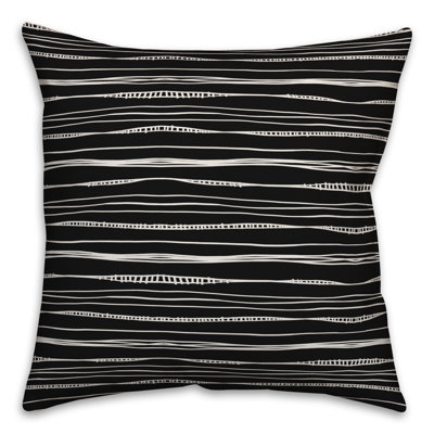 Kansas Abstract Throw Pillow