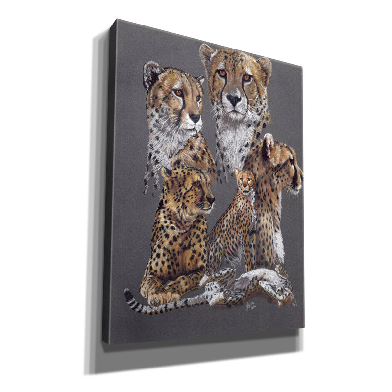 «Swiftly» par Barbara Keith, art mural sur toile, H 16 po x l 12 po x P 0,75 po