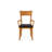 Ingrid 19.25'' H Upholstered Cherry Armchair-22354361-22557500
