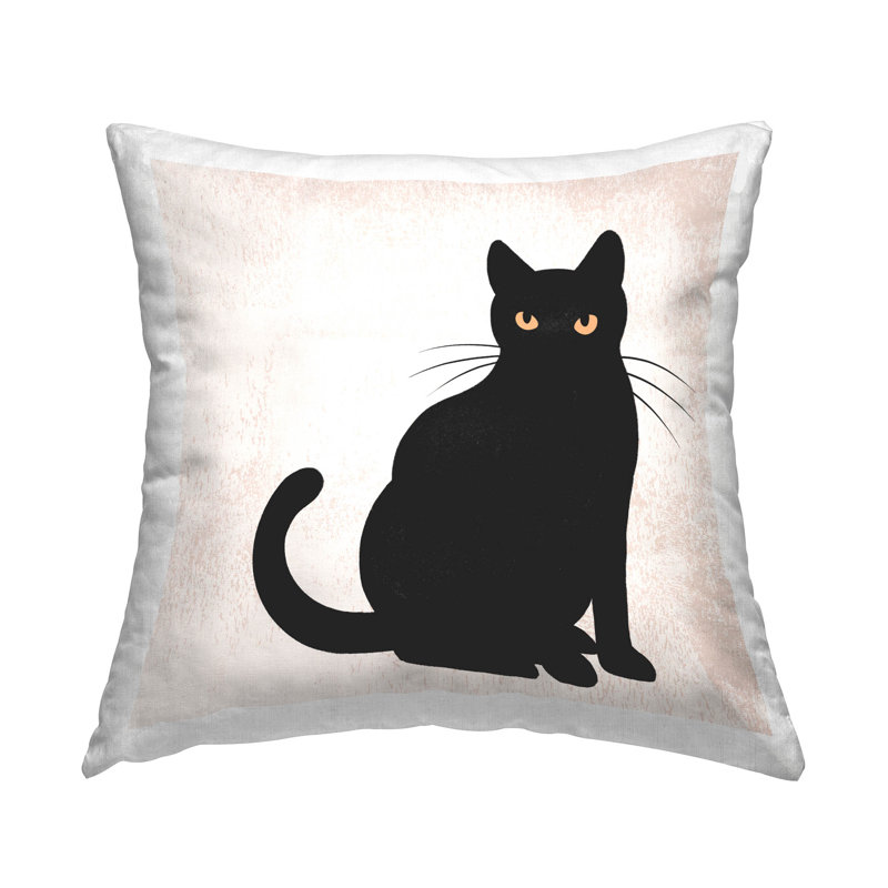 Housse et insert de coussin décoratif en polyester, Blanc