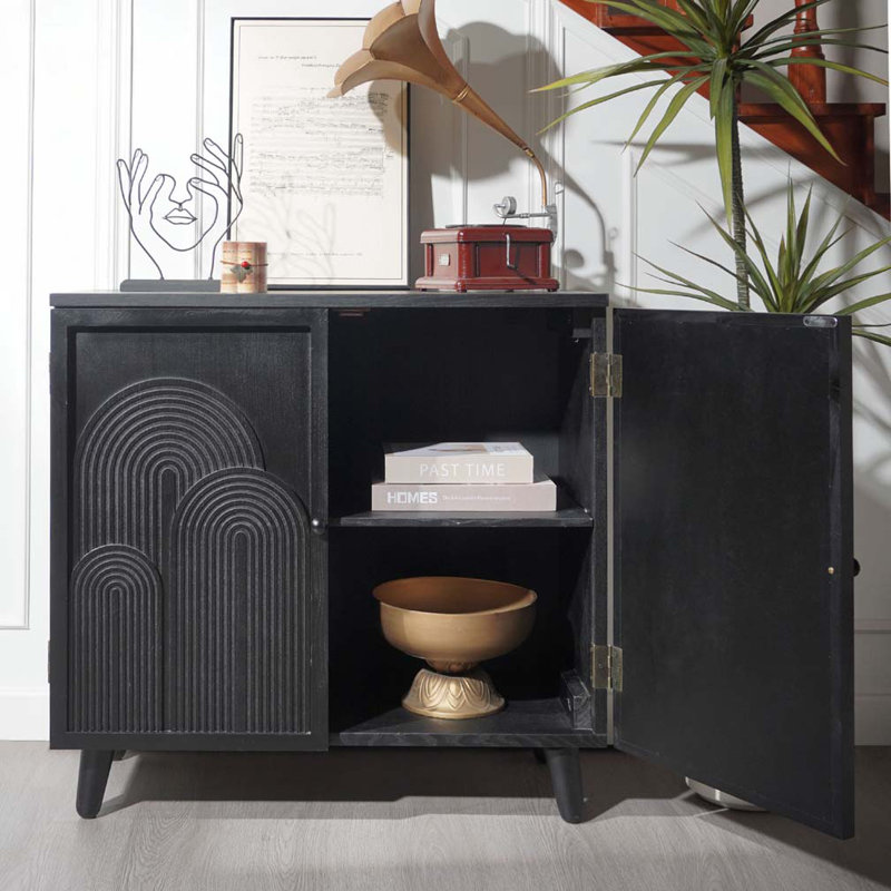Wood Storage Cabinet
