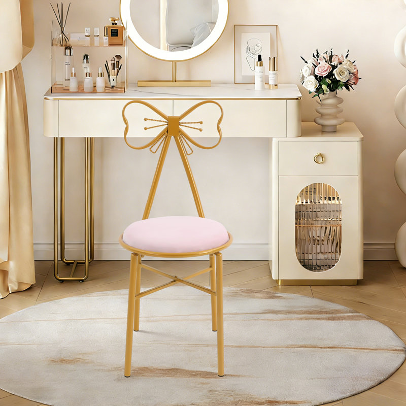 Eluid Iron Accent Stool