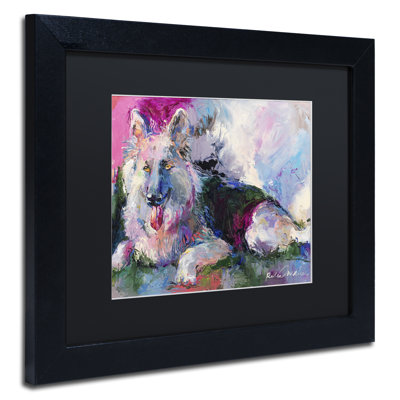 « german berger », reproduction sur toile