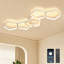 Ventilateur de plafond encastré à intensité variable de 33 po avec luminaire et télécommande 3 couleurs
