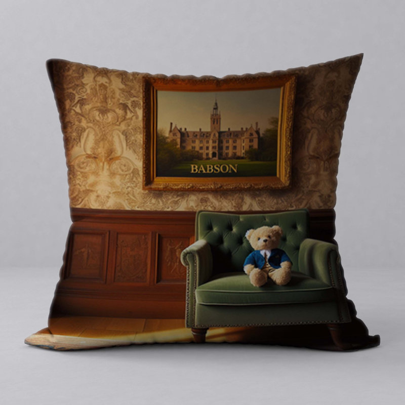 Polyester Throw Square Pillow Cover & Insert