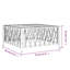 Table basse carrée d'extérieur L 0 po x l 27,6 po-88638209