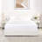 Classic Style Queen Bed With Storage & Adjustable Headboard Height Contemporary Compartments Curved