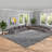 Elegant Grey Chenille Sectionals Sofa, Modern Modular Design For Home