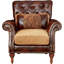 Fauteuil capitonné Annalina