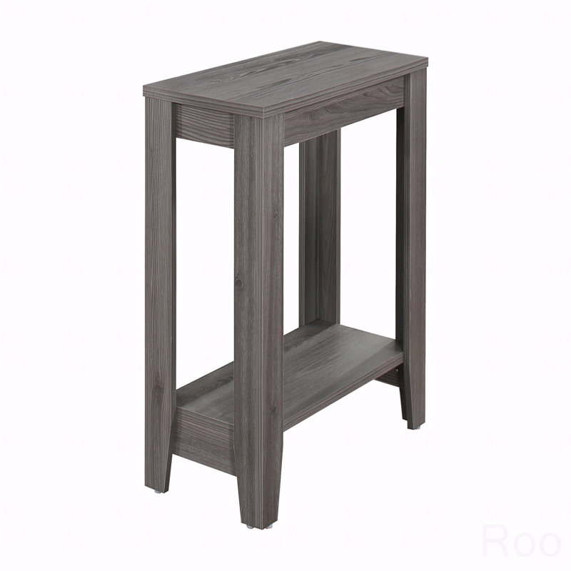 Table d'appoint, table d'appoint, table de bout, table de chevet, lampe, stratifié, transitionnel, Plateau gris / base grise