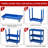 3-Tier Heavy Duty Steel Mechanic Utility Tool Cart on Wheels for Garage, Workshop, Warehouse-112233084