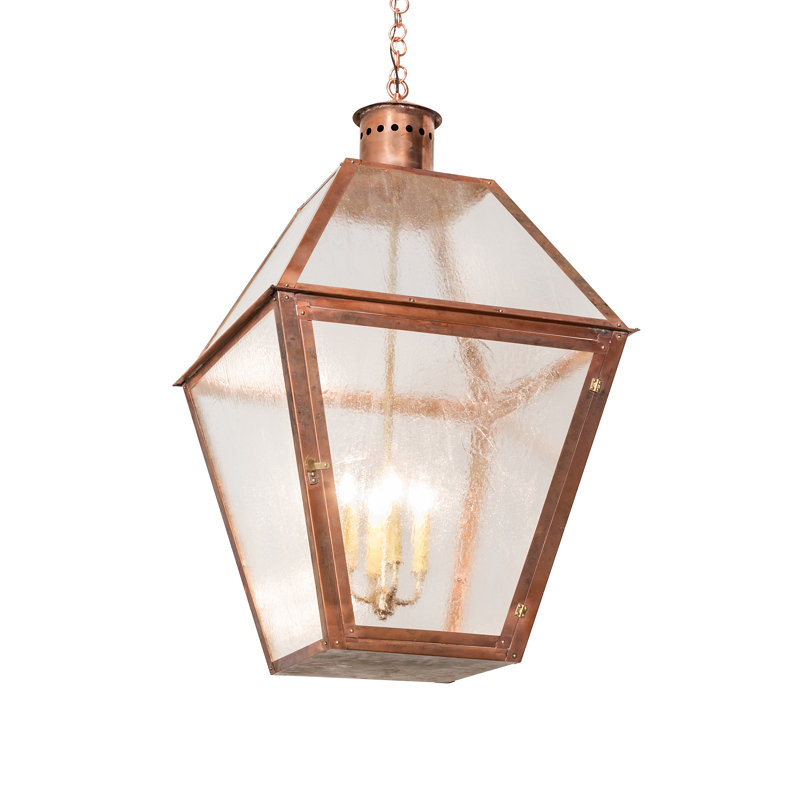 Falmouth 3 - Light Pendant, Natural Brass, 44" H x 34" W x 34" D
