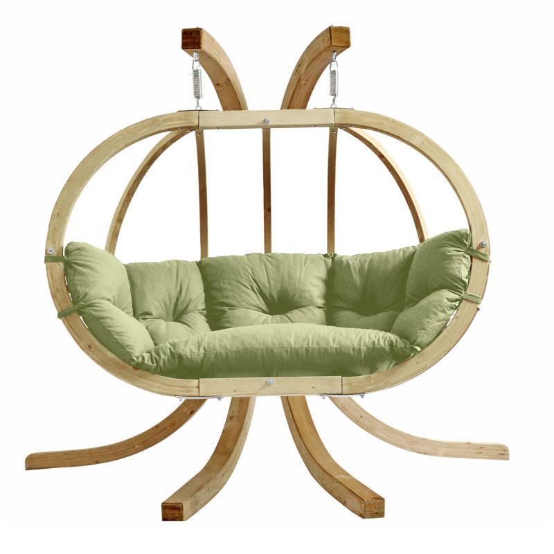 Aleasia Spruce Outdoor Lounge Chair, Teal Green