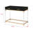 Octave Sofa Table, Black & Gold Finish
