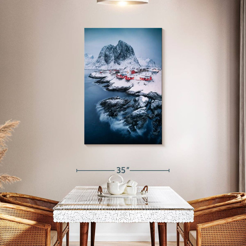 Alvord Fishermen Huts In Hamnoy, 45" H x 30" W