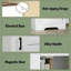 Armoire de rangement de plancher de salon, armoire d'appoint, armoire de rangement autoportante